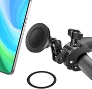 EEEKit Magnetic Bike Phone Holder, Clamp Mount Handlebar Grip, 360° Rotation Multi-Angle View, Stron