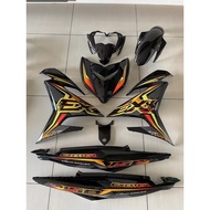 Y15ZR V2 COVER SET CUSTOM EXCITER THAILAND BLACK-OREN