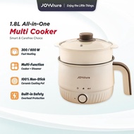 JOYVivre 1.8L Multi Cooker Electric Pot Periuk Nasi Elektrik dengan Steamer, Non Stick untuk Hostel,