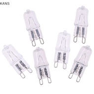 Kans 10Pcs G9 Pin Halogen 120V 25W 40W 60W Light Bulb JCD G9 vn