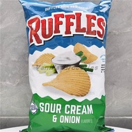 Ruffles Flamin' Hot Sour Cream & Onion Flavored Potato Chips
