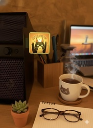 貓咪應援磁吸小燈箱