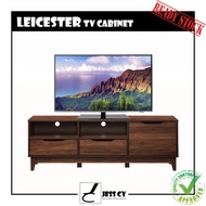 LEICESTER TV Cabinet / Home Furniture / Simple Scandinavian / Walnut / Brown / TV Rak / Ikea Style