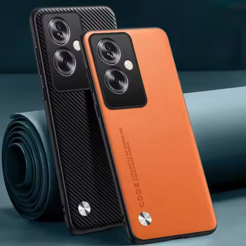 Luxury PU Leather Case For OPPO A79 A1 A2 Pro 5G Back Cover Matte Silicone Full Protection Phone Cas