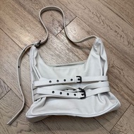 Samo Ondoh trio belt mug bag (L, goat cream)