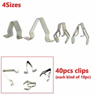 【BET】40Pcs Car Interior Dashboard Panel Trim Clips Retainer Metal Rivets Solid  [my]