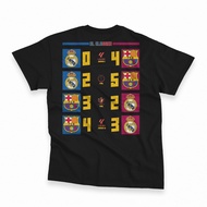 Barca Vs Real Madrid 2024 T-Shirt/2025 4 Win in a Row