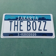 Country and city souvenir plates