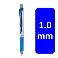 ปากกาเจลเพนเทล (Pentel energel) แบบกด ขนาด 0.5/0.7/1.0 มม. หมึกสีน้ำเงินแดงดำ ปากกาเปลี่ยนไส้ได้ 1 ด้าม (Gel Pen) ปากกา pentel energel