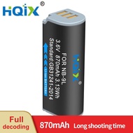 HQIX for Canon POWERSHOT N N2 510 SD4500 IS IXUS 500 1000 1100 HS IXY 50S camera NB-9L Charger Batte