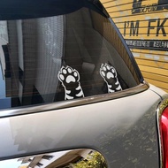 Cat Palm Footprint Footprint Car Sticker Locomotive Sticker Car Sticker Body Decoration Reflective S