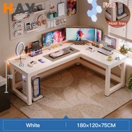 Gaming Table L Shape Table Computer Table High Quality Meja Gaming 120/140/160CM Gaming Desk Study T