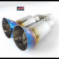 BLUE 5ZIGEN BRANCH CAR EXHAUST FULL STENLESS