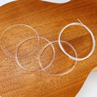 4-Piece Set of Universal Transparent Carbon Ukulele Strings - High-Quality Replacement for 21"/23"/26" Ukuleles-individual packing