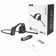 Open-Ear Headsets with Noise Canceling Boom Microphone Lightweight Bluetooth 5.2 Waterproof Sweatpro