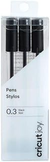 Cricut Joy Extra Fine Point Pens 0.3mm, 3 Count, Black (2007088)
