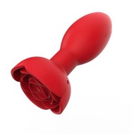 肛塞性玩具 震動器 肛塞遙控帶10種震動模式 成人玩具 男女情侶前列腺按摩器 紅色