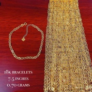 18k Saudi Gold Bracelet