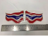 สติ๊กเกอร์ เทเรซิ่นนูน อย่างดี ธงชาติ ไทย อเมริกา หรือ อังกฤษ สำหรับ JEEP CHEROKEE sticker ติดรถ แต่