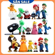 Model Toy of 18 Super Mario Bros Game Characters 3cm-7cm (Generation I, Generation II)