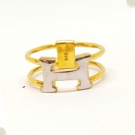 Cincin H Hermes Emas 916 Original / H Hermes Ring 916 Gold Original Dreams Jewellery