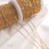 Character 14K Figaro Peanut Cloud 8