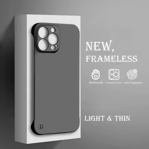 Frameless Clear Solid Color Anti-knock Fundas Case for XIAOMI Mi 14 13 13T 12 12T 11 10 9T 10T 11T P