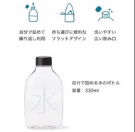 日本製 MUJI 無印良品 隨身透明水瓶 330ml 水壺 水杯 日本買 日本購入