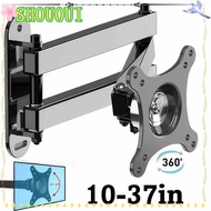 SHOUOUI LCD Monitor Bracket, Wall Mount 10-37in Computer Bracket, Universal Rotatable Sturdy Extenda
