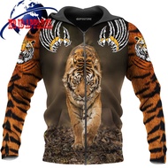 jaket macan / Jaket tiger Full printing/ Hoodie sweater pria