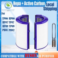 【Original and Authentic】Replacement Compatible with for dyson tp07 tp09 tp10 tp06 hp06 hp07 hp09 ph01 ph02 Filter HEPA&amp;Active Carbon Nano Protect filter Air Purifier Accessories