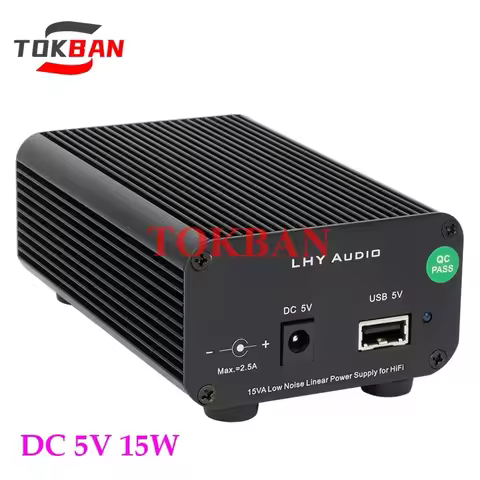 Tokban DC5-24v 15w Linear Power Supply Dual DC Outputs Regulator CAS XMOS Talema Toroidal Transforme
