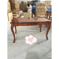 Three-Pack Light Luxury Combination Dining Table and Chairs European Style Solid Wood Home Delivery 