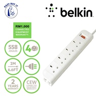 Belkin Economy Series 4-outlet Surge Protection Power Extension Socket (2m)