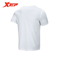 Xtep Men's Sports T-shirt Summer New Fashion Breathable Comfortable Thin Round Neck Casual Short Sleeve Tee 879229010084