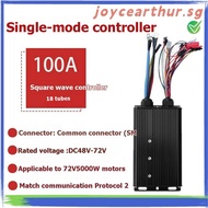 {joycearthur.}Ebike Sine Wave Controller 48V-72V 5000W 100A with Light UKC1 LCD Display Brushless 50