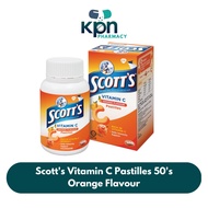 Scott's Vitamin C Pastilles - Orange Flavour 50's (EXPIRED DATE:JULY 26)