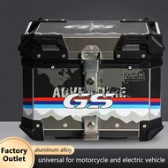 45L 55L Aluminum Motorcycle Helmet Box Trunk Top Case Travel Luggage Storage Box For BMW r1200gs adv