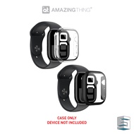 AMAZINGTHING Radix FullGuard Glass with Case for Apple Watch Series 10/11 42mm/46mm - Transparent/ B