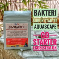 Bakteri Starter Bubuk Aquarium Aquascape Gostarter 10gr Pengurai Amoniak Penjernih Air Bening Di Tab
