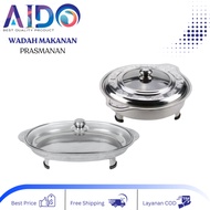 Stainless Steel Buffet Container Buffet Set Serving Container Glass Lid ROUND WARMER ROUND BUFFET CO
