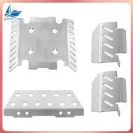 [gouyu77.vn] Metal Chassis Kit +Axle Cover Kit for 1/8  Allrock 1/8 H8h V1v2 RC Car Parts