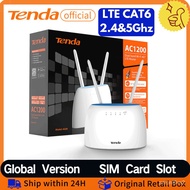 Tenda 4G Wifi Router AC1200 CAT4 LTE Router 2.4G&amp;5.8Ghz 3G/4G SIM  slot Hotspot WiFi Router Modem Home/Outdoor WiFi