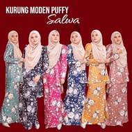 Baju Kurung Moden Puffy Salwa Plus Size 4XL 5XL