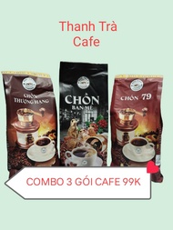 combo 3 gói cafe(Chồn Thượng Hạng+Chồn Ban Mêt+Chồn 79)=1.5kg