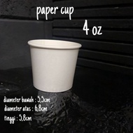 Paper Cup 4Oz Jagung Susu Keju Jasuke Ice Cream Es Krim 4 Oz Gelas