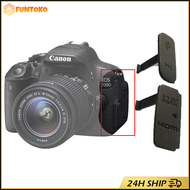 ส่งจากกรุงเทพ！ฝาครอบด้านล่างประตูยาง USB กล้อง canon camera canon 550d 700d 1100D