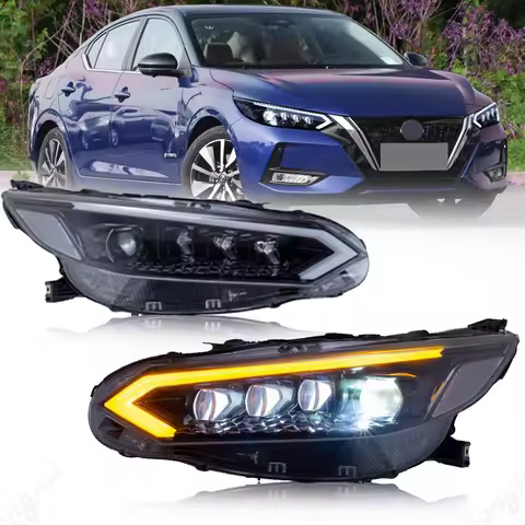 Headlight assembly For 2020 2021-2022 Nissan Sylphy G11 Lenses Headlights Foco LED DRL Turn Signal A