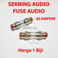 60A Center Audio Fuse Fuse Transparent Audio Fuse Bottle Model 60 Ampere
