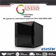 *NEW* ASUSTOR NIMBUSTOR 4 (AS5304T) 4-BAYS NAS ENCLOSURE (Intel Celeron Qual-Core CPU/4 GB DDR4/2.5-